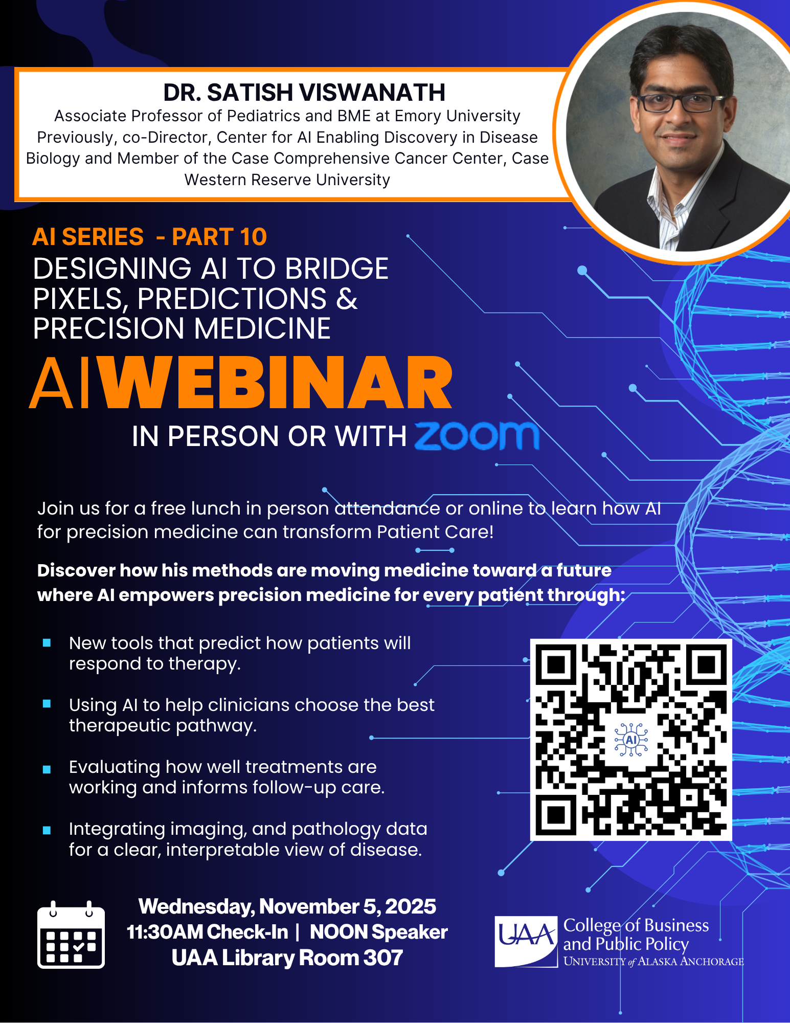 AI Webinar Flyer